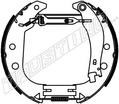 TRUSTING 6398 Brake Shoe Set